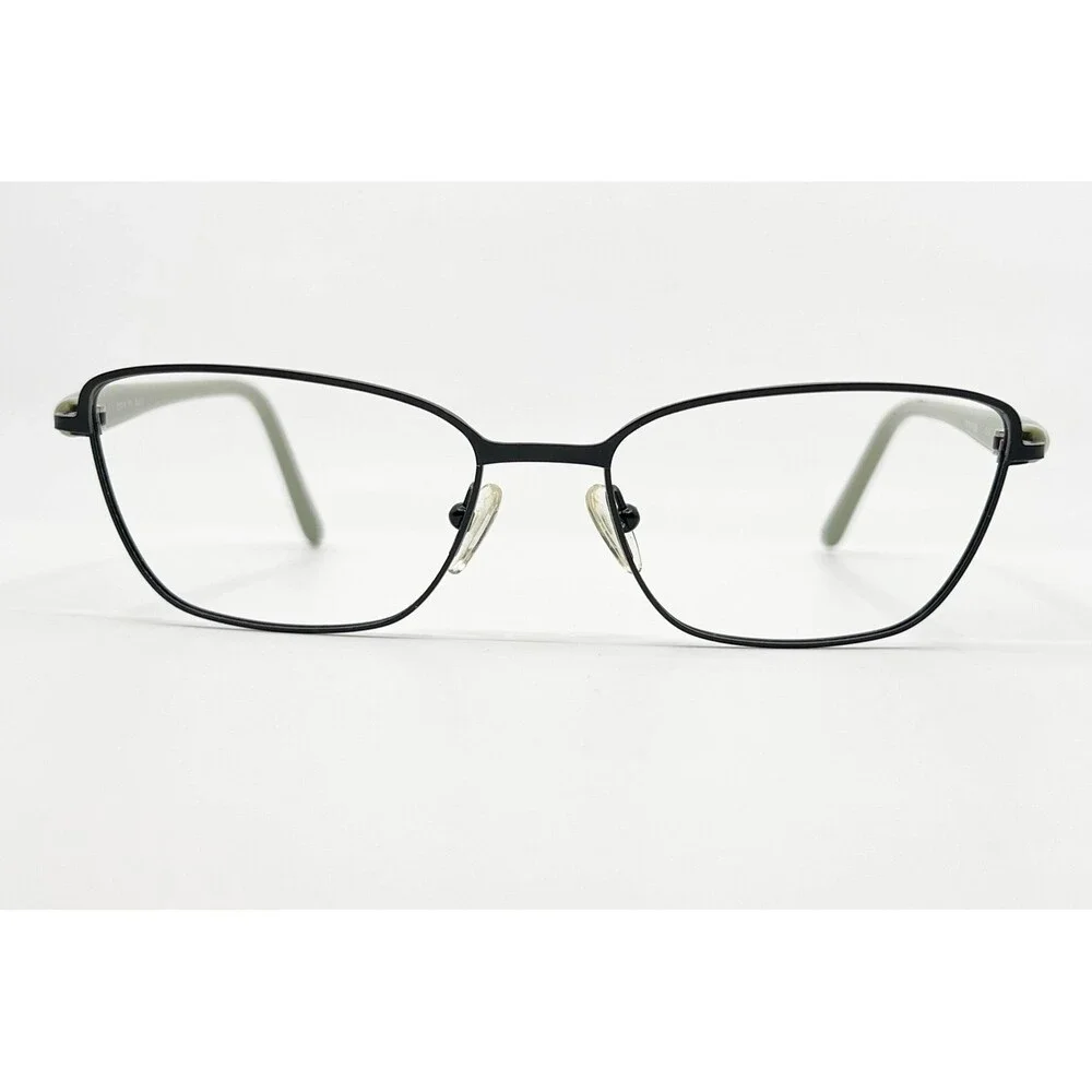 Lulu Guinness Eyeglass Frames Womens Black Multi Color Full Rim 52-16-135